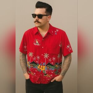 Sun Fusion "Retro" Hawaiian Shirt